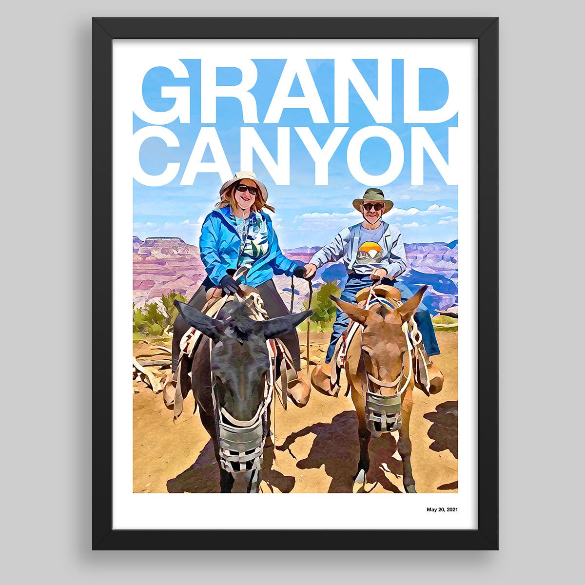 Custom Bold Travel Poster - Custom Travel Posters