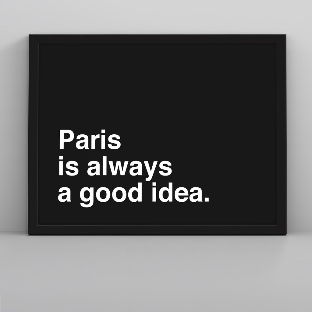 Always a Good Idea (Custom Poster) - Custom Travel Posters