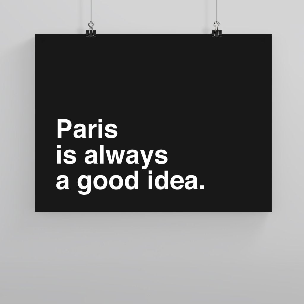 Always a Good Idea (Custom Poster) - Custom Travel Posters