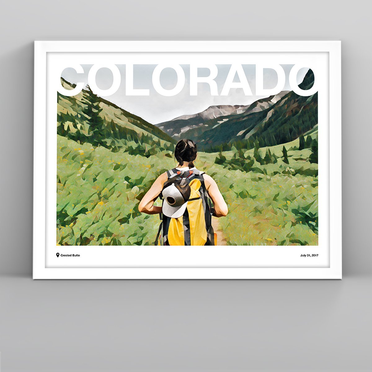 Custom Bold Travel Poster - Custom Travel Posters