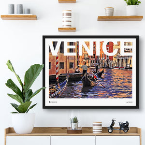 Custom Bold Travel Poster - Custom Travel Posters