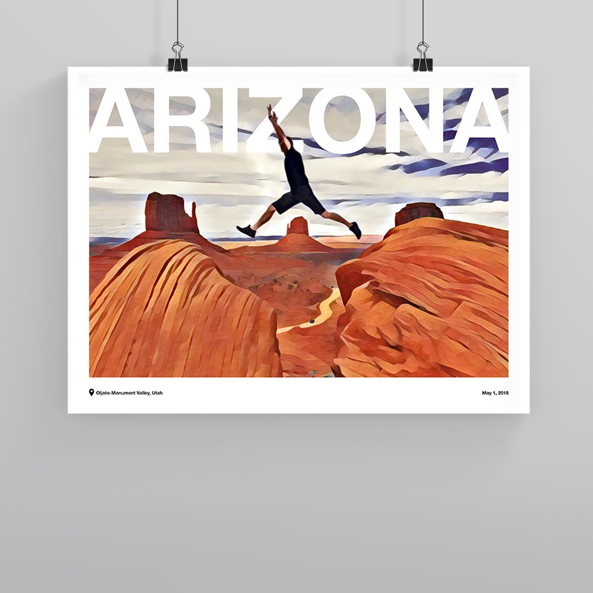 Custom Bold Travel Poster - Custom Travel Posters