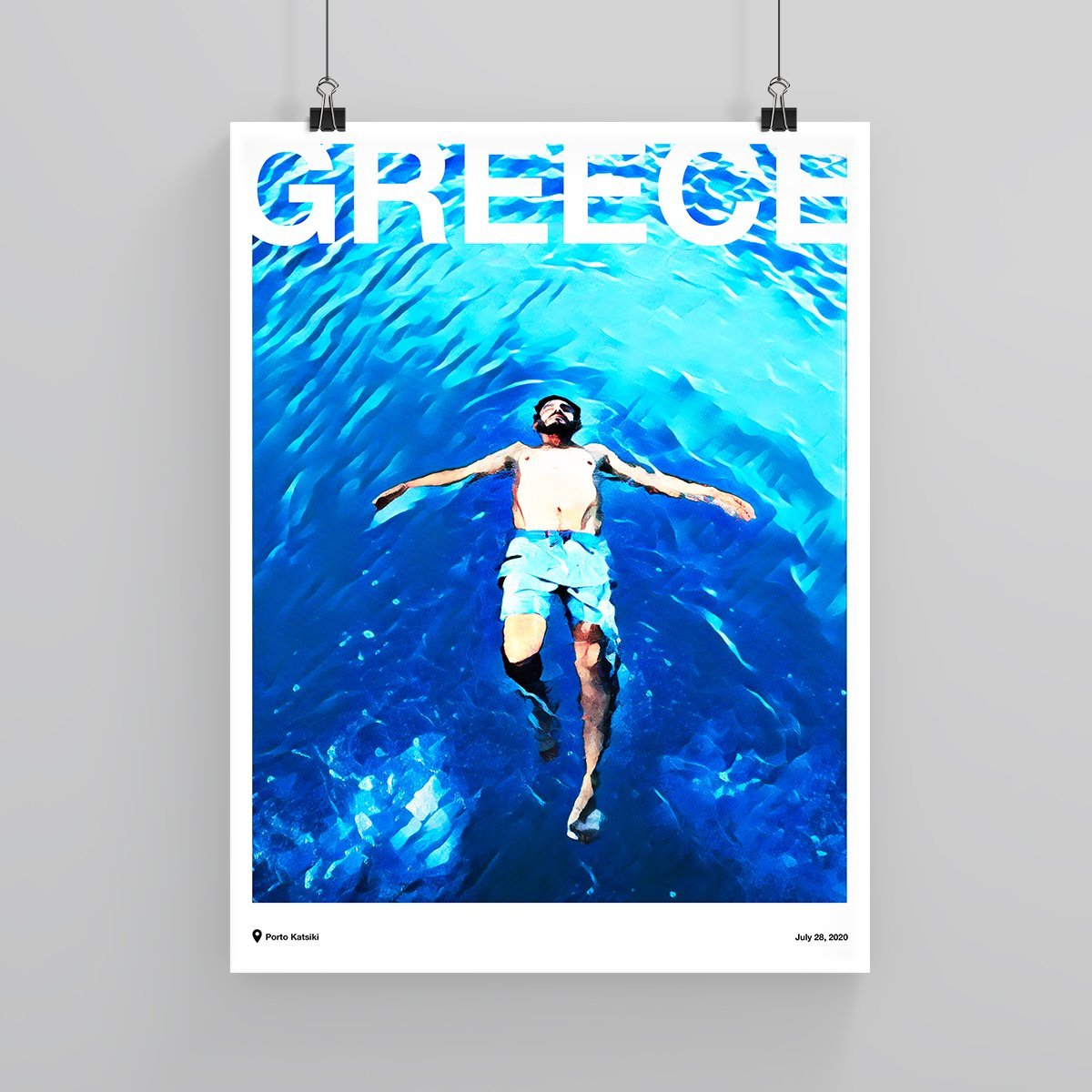 Custom Bold Travel Poster - Custom Travel Posters