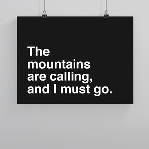 I Must Go (Custom Poster) - Custom Travel Posters