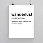 Load image into Gallery viewer, Wanderlust Definition - Custom Travel Posters
